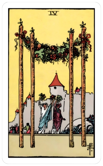 4 of wands