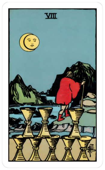 Eight of cups